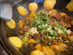 豆角土豆炖排骨-妈妈家铁锅炖(景诚园综合楼店)