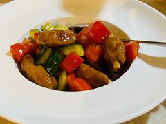 糖醋素排-禧和源养生素食茶馆