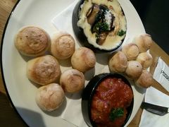 焗蘑菇+肉丸酱-玛尚诺Pizza&Bar(长泰广场店)