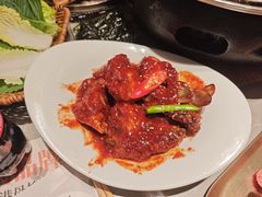 -草家酱蟹炭火烤肉店(珲春南路一店)