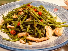 小炒扁豆丝-那家小馆•北京菜•烤鸭(中关村店)