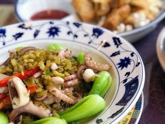 雪菜炒活八爪鱼-宁波状元楼酒店(和义路店)