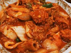 泡菜炒鱿鱼-쌍화점 霜花店·朝鲜族料理(徐家汇店)