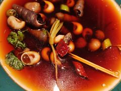 椒麻鲜汁捞三螺-小船渔村•大连菜•大连焖鱼(黄河路店)