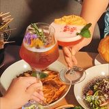 成都醉美夜景露天餐厅，看世界🏆杯+撸串+喝酒，巴适得很嘛！