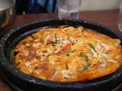 泡菜饼-神仙雪浓汤(明洞店)