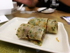 葱饼卷牛肉-台北楚楚园馅饼粥(虹桥南丰城店)