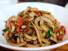 酱椒鱿鱼丝-几个木匠匠人厨房