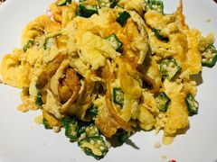 秋葵炒蛋-川流不息·地道川菜·小龙虾(新松江路店)