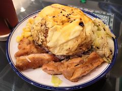 芝士滑蛋鸡扒饭-港爺茶檔·茶餐厅(东晓南路店)