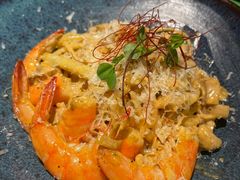 芝士蘑菇鲜虾意大利面-BE BRIGHT KITCHEN(正佳广场店)