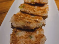 山药中芹煎虾饼-颐和•海鲜砂锅粥•啫啫煲(奥林匹克广场店)