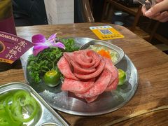 -明洞阿姨·韩式酱蟹烤肉·创意料理(三元桥店)