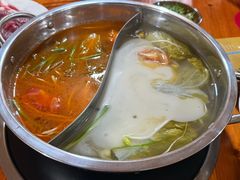 白汤红汤鸳鸯锅底-龙大头庖汤店