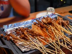 -路边摊小炉子烧烤