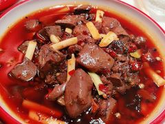 爆炒麻辣鸡血-华仔龙虾(永乐路总店)