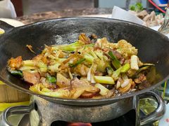 干锅有机花菜-老边饺子馆(金源店)