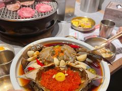 -草家酱蟹炭火烤肉店(珲春南路一店)