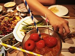 -街角等你.大连海鲜烧烤.经典铁板海鲜串(西安路店)