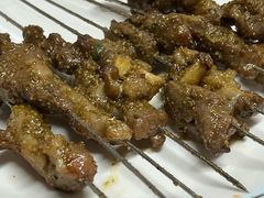 -陕北农家小吃风干羊肉剁荞面
