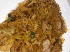 五花肉炒酸菜粉-枫林饺子