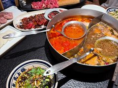 跑山鸡野菌锅拼酸辣锅底-滇牛云南火锅(桂林路店)