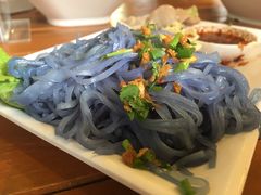-蝶豆花蓝面条