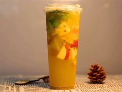 满杯金菠萝-熊姬手作茶物(汇金谷店)