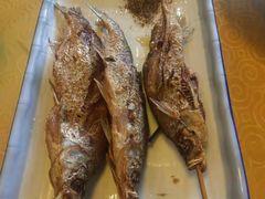 炸鱼串-燕北云山·农家菜·灶台鱼(密云溪翁庄店)