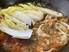 -北京龙庆四季香农家饭庄·灶台鱼·碳烤虹鳟鱼(龙庆峡店)