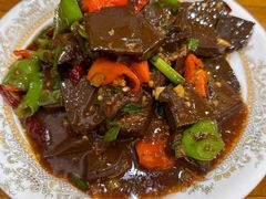 黄豆嘴辣炒羊血-走西口家宴(体育路店)