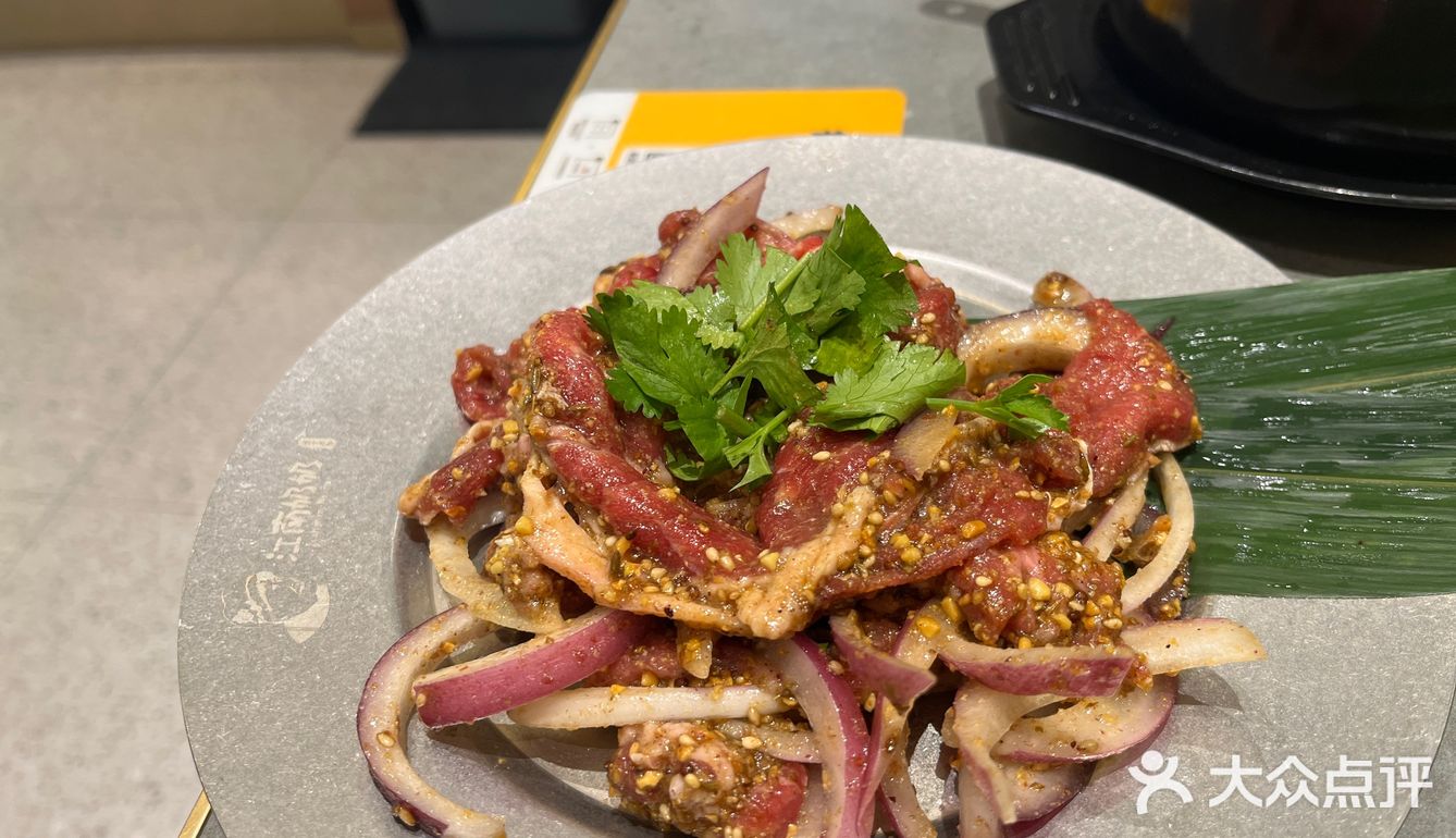 土豆泥配烤肉