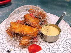 鸟巢金铂油条虾-钱塘梨园·演绎新派杭帮味