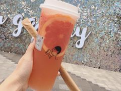 满杯红柚-喜茶(上海兴业太古汇店)