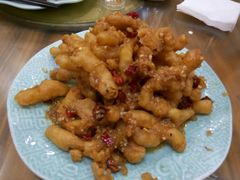 炸鱿鱼条-天伦海鲜·老味道·青岛菜(栈桥天主教堂店)
