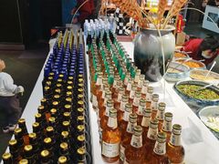 自助调料区-巴伐利亚啤酒健康自助烤场