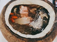 原只椰子玉竹炖竹丝鸡-勝記酒家·37年老字号·经典粤菜(荔枝公园店)