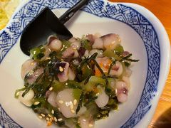 蟹籽高菜芥末章鱼-鳗鱼家·深夜食堂(军博店)