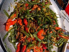 去头椒盐葱烤中虾-沪小胖·小龙虾·蓝龙王(八佰伴店)