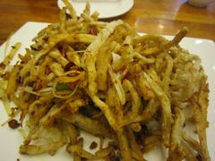 干煸茶树菇-大清花饺子(园林路店)
