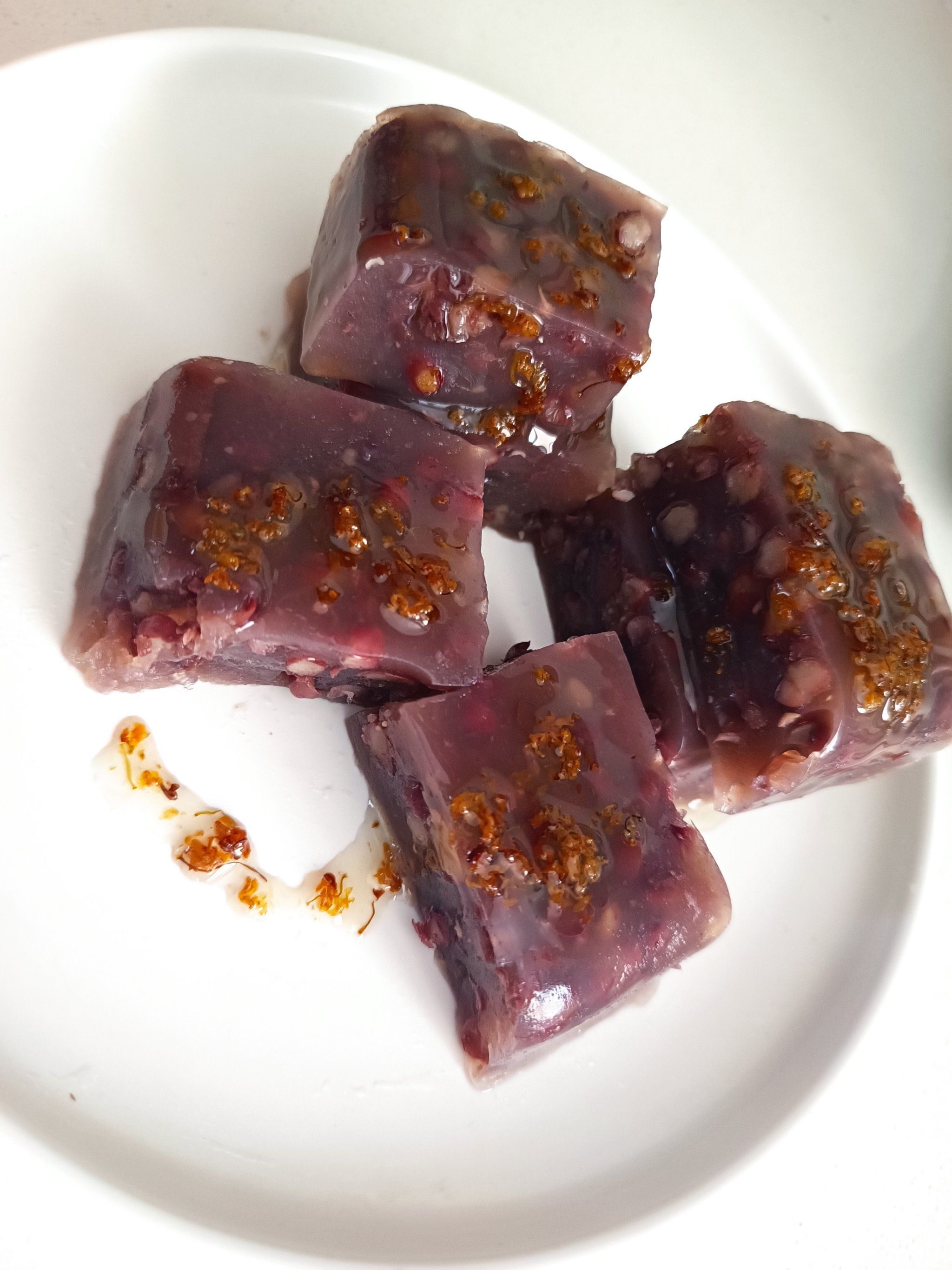 桂花红豆马蹄糕