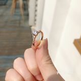 一眼万年 只属于我的真爱钻戒挑了半年 [加油]