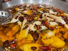 江鱼做水煮鱼-渝信川菜(工体店)