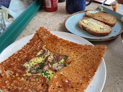 鸡蛋蘑菇熏肉荞麦可丽饼-RAC BAR(安福路店)