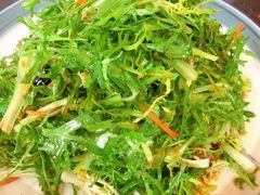 手撕黄花鱼拌苦苣-台北A+A七喜饭店(德增街店)