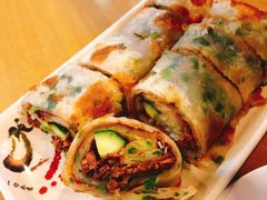 葱饼卷牛肉-台北楚楚园馅饼粥(虹桥南丰城店)