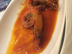 干烧大明虾-宝轩渔府·老字号海鲜·正宗津菜(水上店)