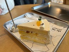 单枞柑橘戚风蛋糕-SAANCI山池咖啡(海上世界文化艺术中心店)