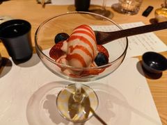 手工草莓冰淇淋-炎橘·板前料理 Omakase