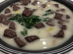 韭菜鸭血鹅肠-怡园饭店-餐厅(四望亭店)